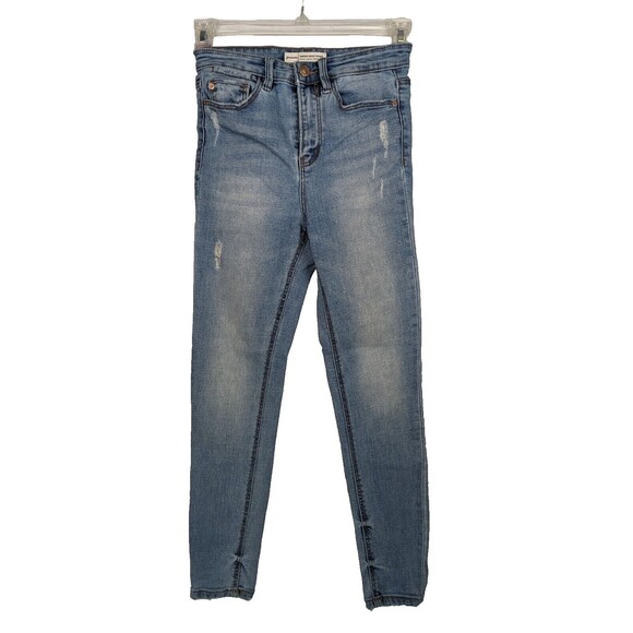 Stradivarius Super High Waist Skinny Jeans Womens Size 4 Stretch - Picture 1 of 5